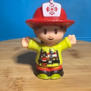 Fisher Price Little People Firefighter Girl Emergency Worker